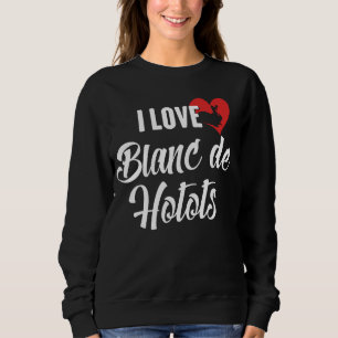 Camiseta Adoro o presente do Blanc de Hotots para o coelho