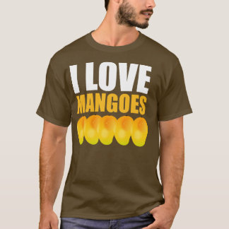 Camiseta Adoro o presente dos amantes de Mangoes Mango