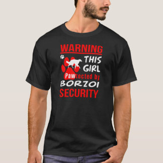 Camiseta Adoro o presente engraçado de Borzoi. Melhor prese