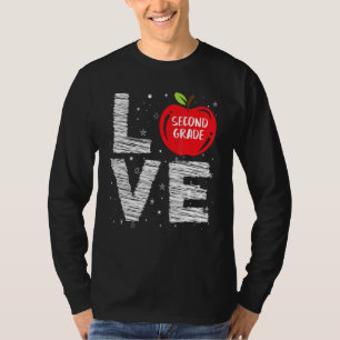 Camiseta Adoro o segundo ano Legal Primeiro dia de estudant