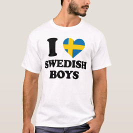Camiseta Adoro o Suecia de Sinalizador de Diversão de Menin