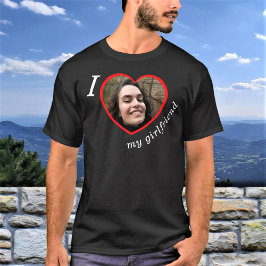 Camiseta Adoro O Texto Personalizado Da Minha Fotografia Na