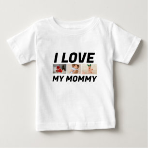 Camiseta Adoro o texto PERSONALIZADO da minha mamãe, foto