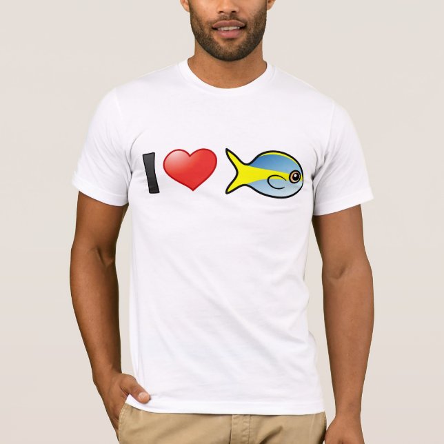 Camiseta Adoro o Yellowtail Snapper (Frente)