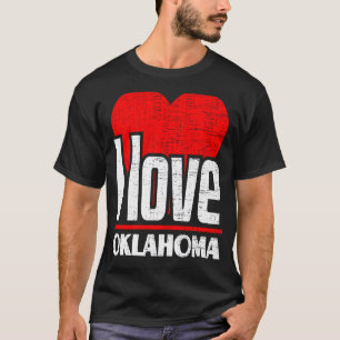 Camiseta Adoro Oklahoma Best Home State I Heart Oklahoma