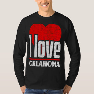 Camiseta Adoro Oklahoma Best Home State I Heart Oklahoma