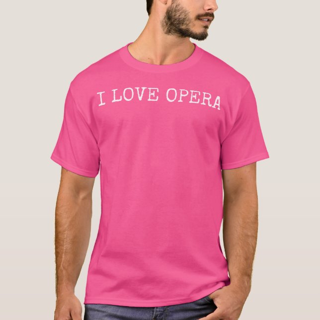 Camiseta Adoro Ópera (Frente)
