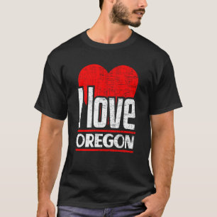 Camiseta Adoro Oregon Best Home State I Heart Oregon
