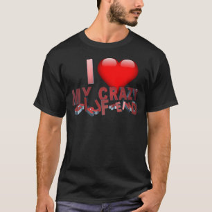 Camiseta Adoro Os Meus Gráficos 3D Namorada