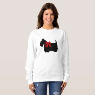 Camiseta Adoro os Terriers Escoceses, grande coração verm