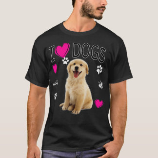 Camiseta Adoro Ouro de Cães Labrador.