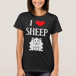 Camiseta Adoro Ovelhas, Fazenda Ovino, Ovelhas