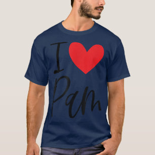 Camiseta Adoro Pam Name Personalised Girl Amam BFF