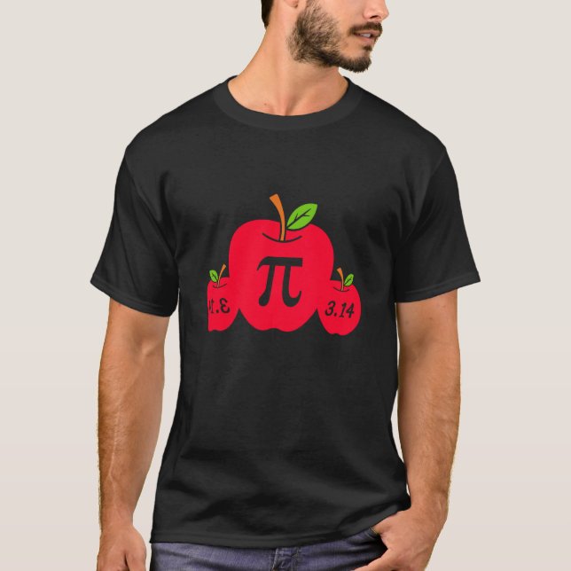 Camiseta Adoro Pi Apple Pi Day Math Nerd Pie 3 14 Professor (Frente)