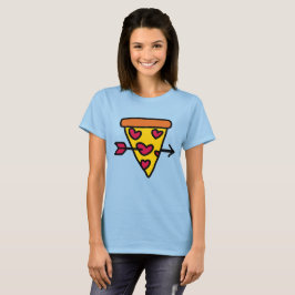 Camiseta Adoro Pizza para Camiseta-T