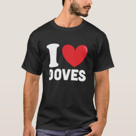 Camiseta Adoro pombas, melhor presente de amante de pomba