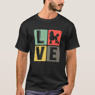 Camiseta Adoro Poodle Dogs Puppy Cute Animal