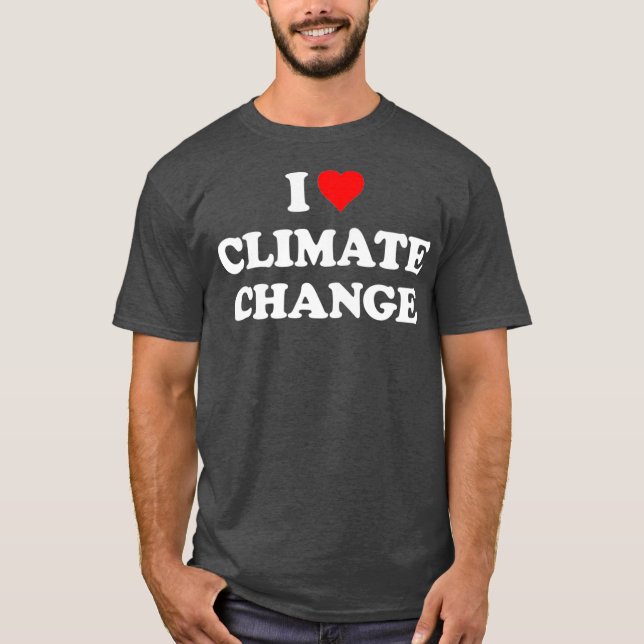 Camiseta Adoro Prêmio para Mudanças Climáticas (Frente)