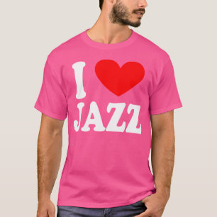Camiseta Adoro Presente De Música Jazz Para Concertos E Fes
