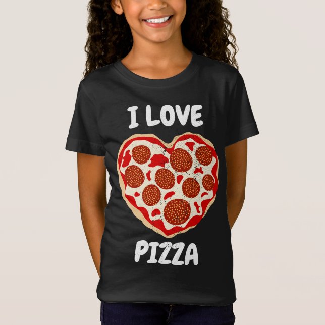Camiseta Adoro presentes de pizza Design Pepperoni Tomato F (Frente)