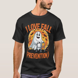 Camiseta Adoro Prevenção a Queda Terapia Física Halloween