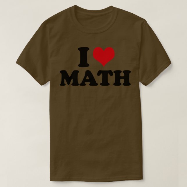 Camiseta Adoro Professora De Matemática (Frente do Design)
