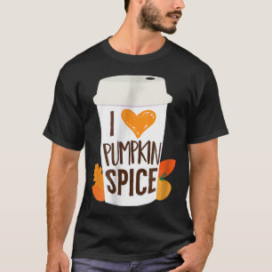 Camiseta Adoro Pumpkin Spice Café Autumn Fall Season PS