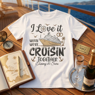 Camiseta Adoro Quando Estamos Passeando Juntos Nome Persona