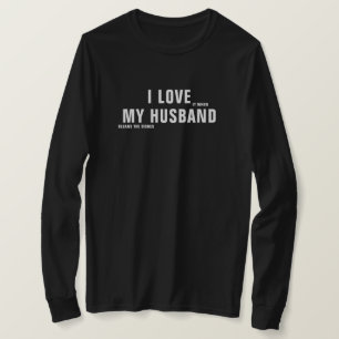 Camiseta Adoro Quando Meu Marido Limpa Os Pratos