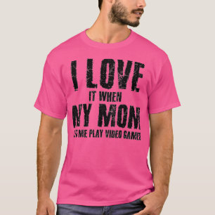 Camiseta Adoro Quando Minha Mãe Me Deixa Brincar De Videos