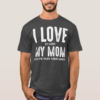 Camiseta Adoro Quando Minha Mãe Me Deixa Jogar Videos games