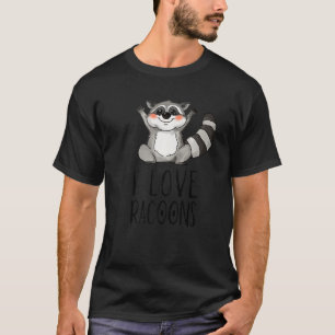 Camiseta Adoro Racoons Cuja Pet Cite