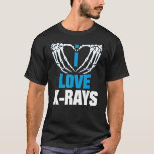 Camiseta Adoro Raios X Para Radiologista E Técnico De Raios