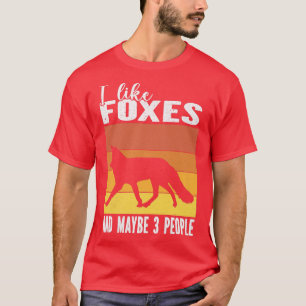Camiseta Adoro Raposa E Talvez 3 Pessoas Para Quatro Amante