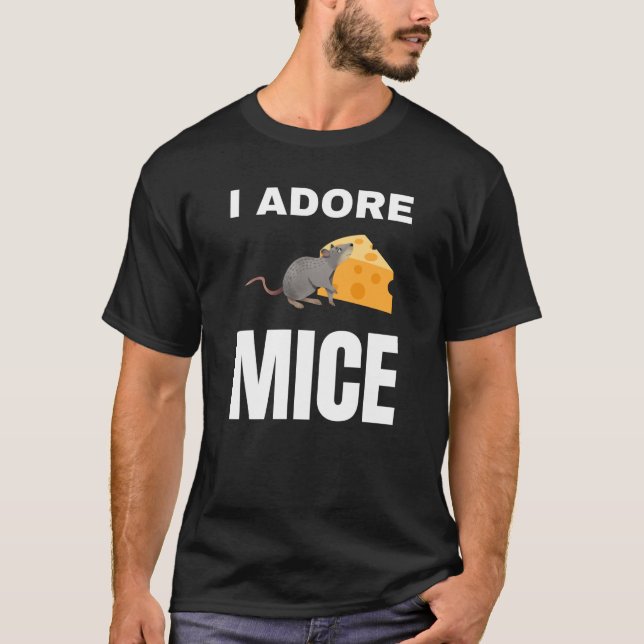 Camiseta Adoro ratos (Frente)