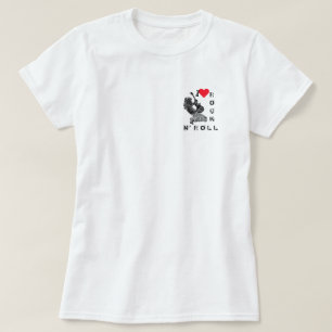 Camiseta Adoro Rock N' Roll - Jogador De Violão - Rock N' 