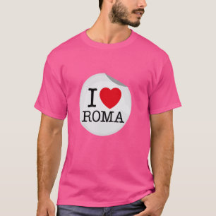Camiseta Adoro Roma, Roma Legal, Itália, Arte e Cultura