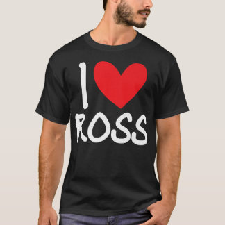 Camiseta Adoro Ross Name Personalizado Men Cara BFF Amigo H