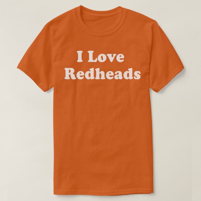 Camiseta Adoro Ruivas 2 (Frente do Design)