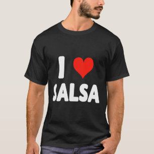 Camiseta Adoro Salsa Heart Dance Dance Dance Studio Mex