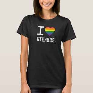 Camiseta Adoro saltos de um Orgulho Arco-Íris Gay