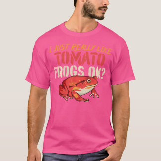 Camiseta Adoro Sapos De Tomate Sapo De Tomate Engraçado