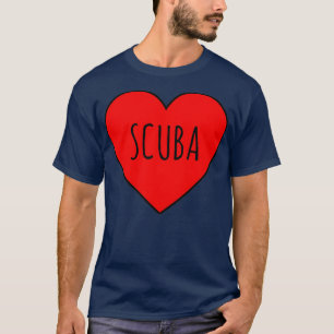 Camiseta Adoro Scuba Heart