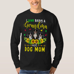 Camiseta Adoro Ser Avó E Cachorro Mãe Entlebucher Mou