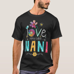 Camiseta Adoro Ser Chamada NANI Mimi Avó Mães
