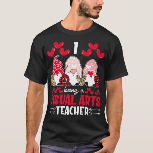 Camiseta Adoro Ser Dias de os namorados De Artes Visuais