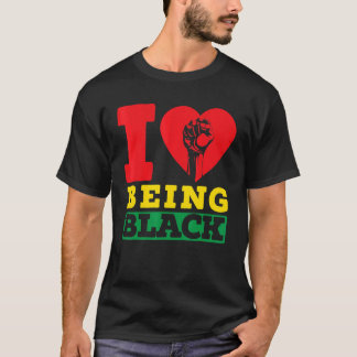Camiseta Adoro Ser História Negra Mês Negro Afrocêntrico