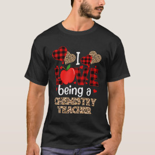 Camiseta Adoro Ser Professora De Química, Red Xadrez Valent