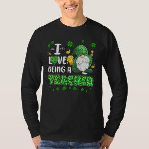 Camiseta Adoro Ser Professora Engraçada Rua Gnomo Dia Patri
