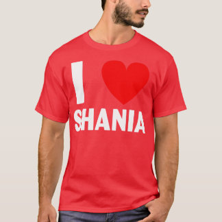 Camiseta Adoro Shania Heart First Name Shania